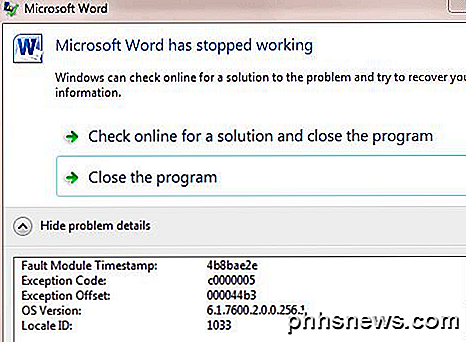 Ошибка приложения winword. Ошибка приложения winword